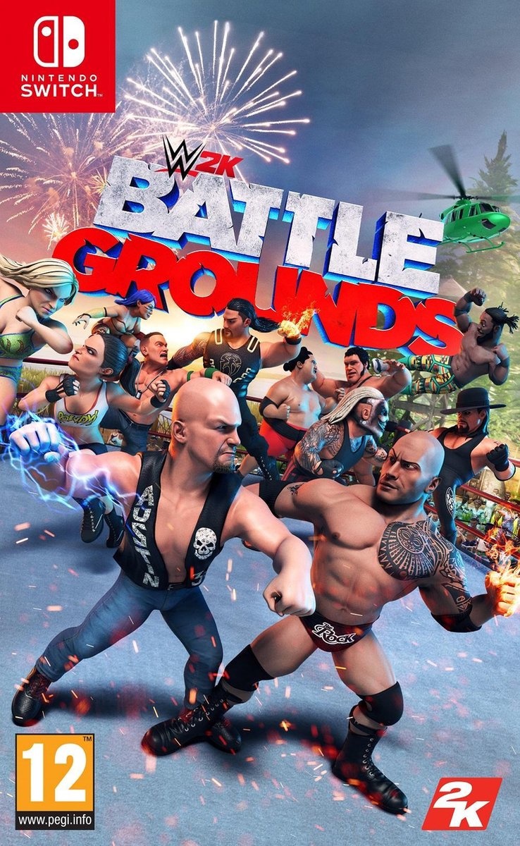 Nintendo Switch WWE 2K Battlegrounds afbeelding