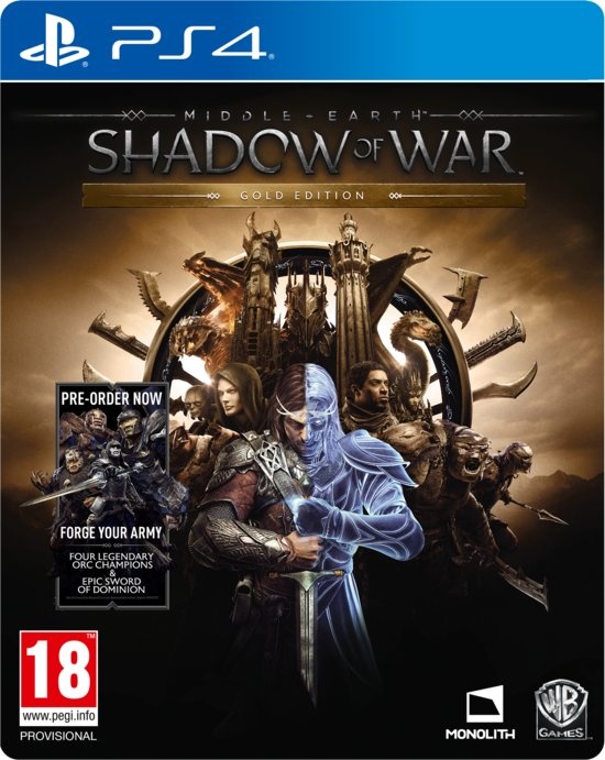 PS4 Middle-Earth: Shadow of War Gold Edition afbeelding