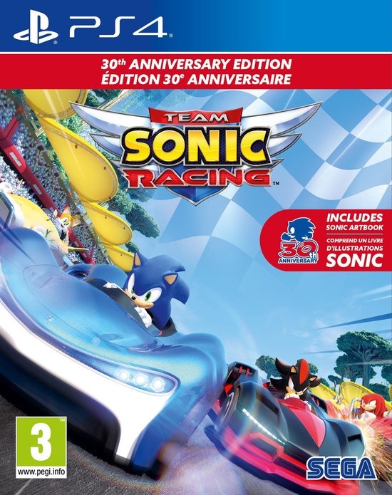 PS4 Team Sonic Racing - 30th Anniversary Edition afbeelding