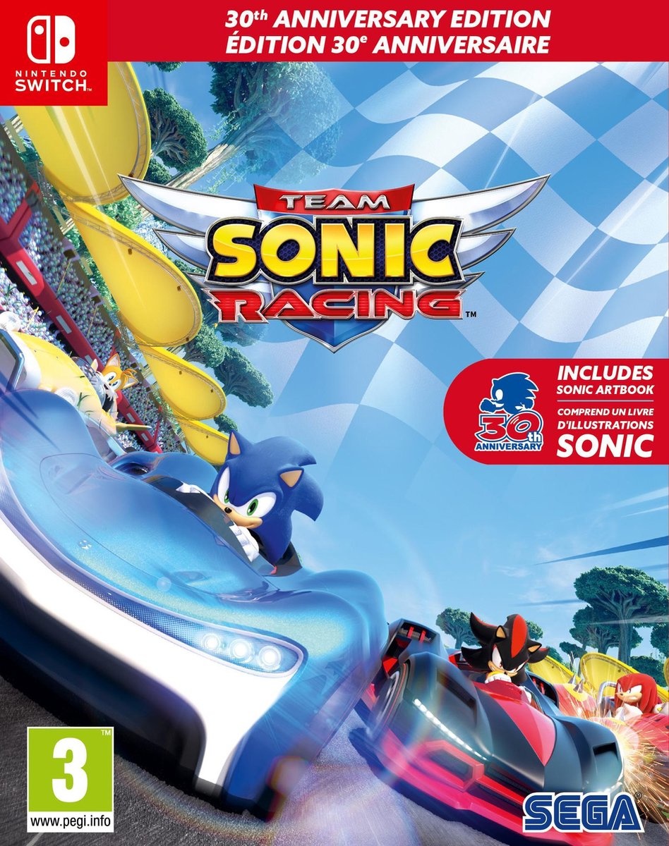 Nintendo Switch Team Sonic Racing - 30th Anniversary Edition afbeelding