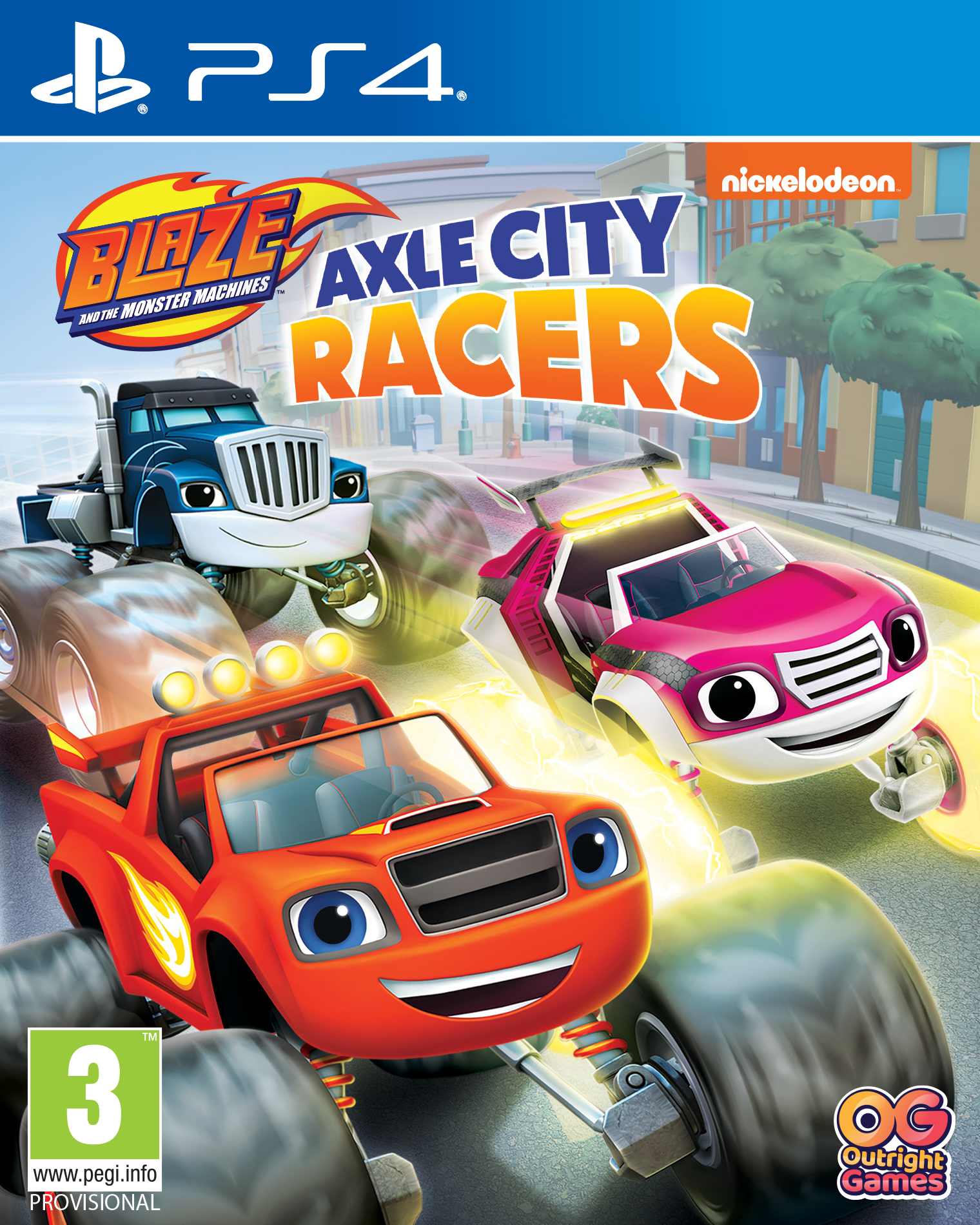 PS4 Blaze and the Monster Machines: Axle City Racers afbeelding