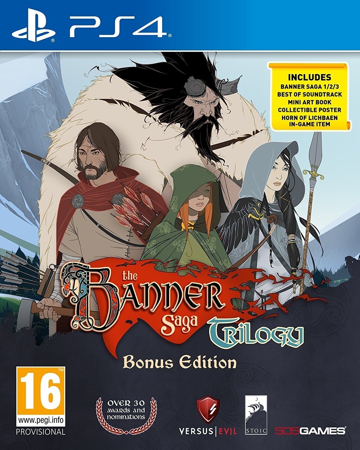 PS4 The Banner Saga Trilogy Bonus Edition kopen