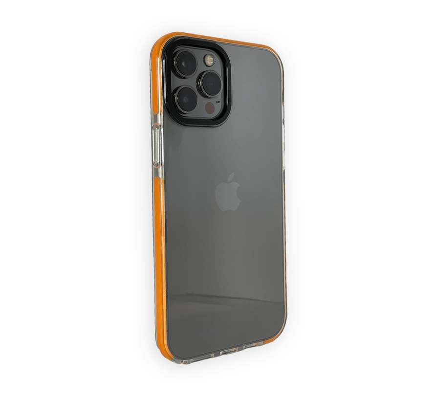 Talloos Overtekenen aanvaarden JVS Products iPhone 11 Pro Back Cover Bumper Hoesje - Back Cover - Case -  Apple iPhone 11 Pro - Transparant/Oranje kopen - AllYourGames.nl