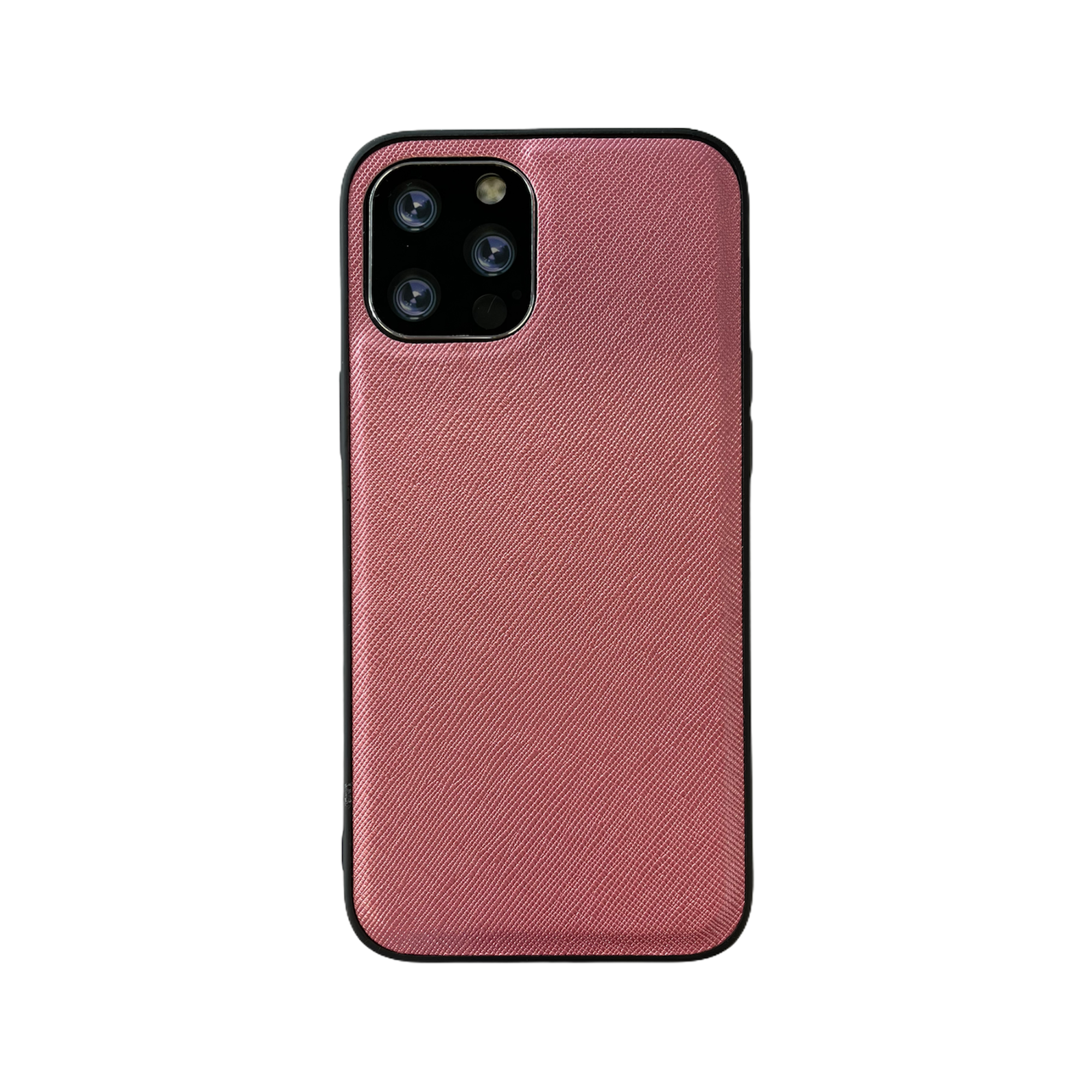 iPhone XS Max hoesje - Backcover - Stofpatroon - TPU - Roze afbeelding