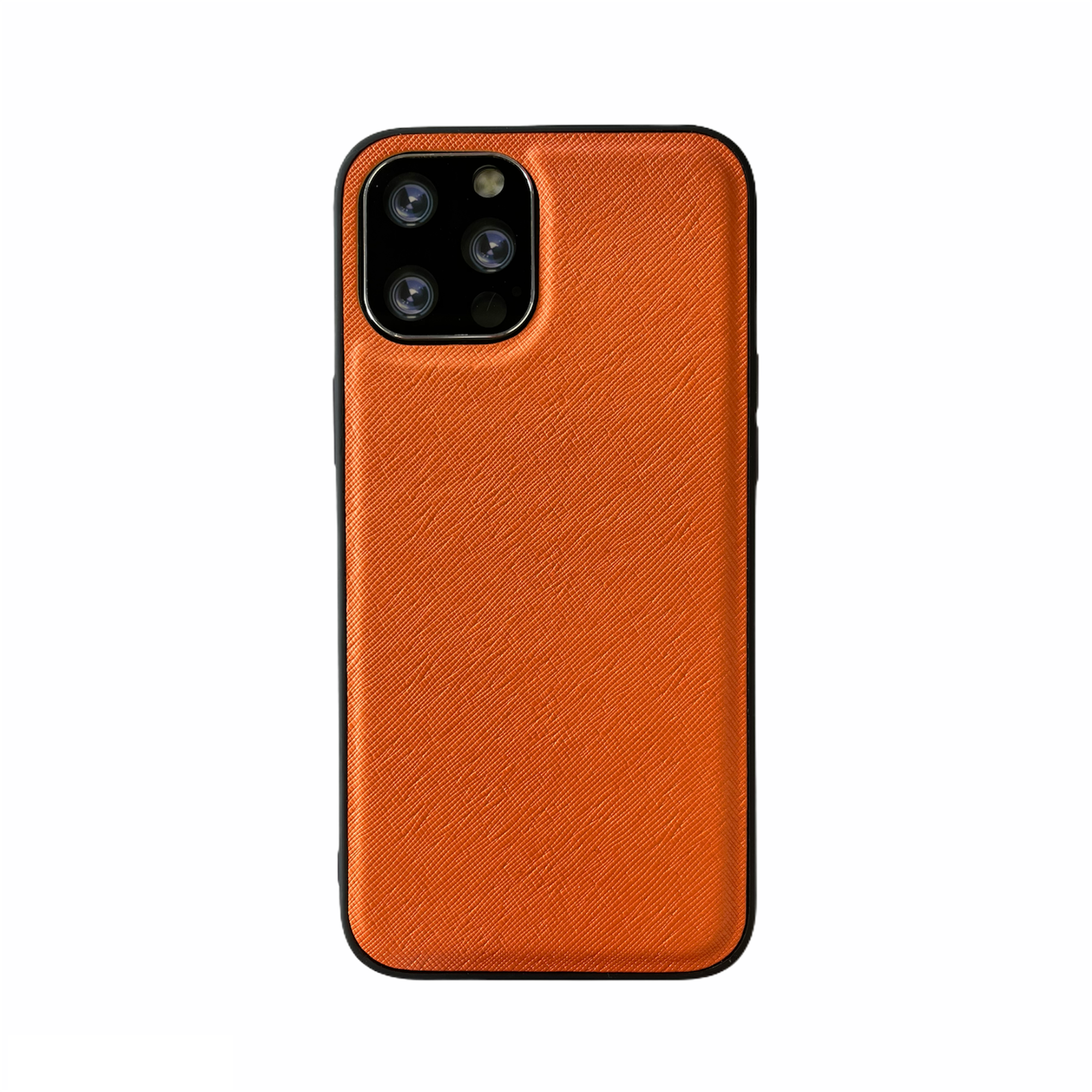 iPhone 11 Pro Max hoesje - Backcover - Stofpatroon - TPU - Oranje afbeelding