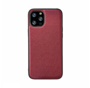 JVS Products iPhone 12 Mini hoesje - Backcover - Stofpatroon - Siliconen - Rood