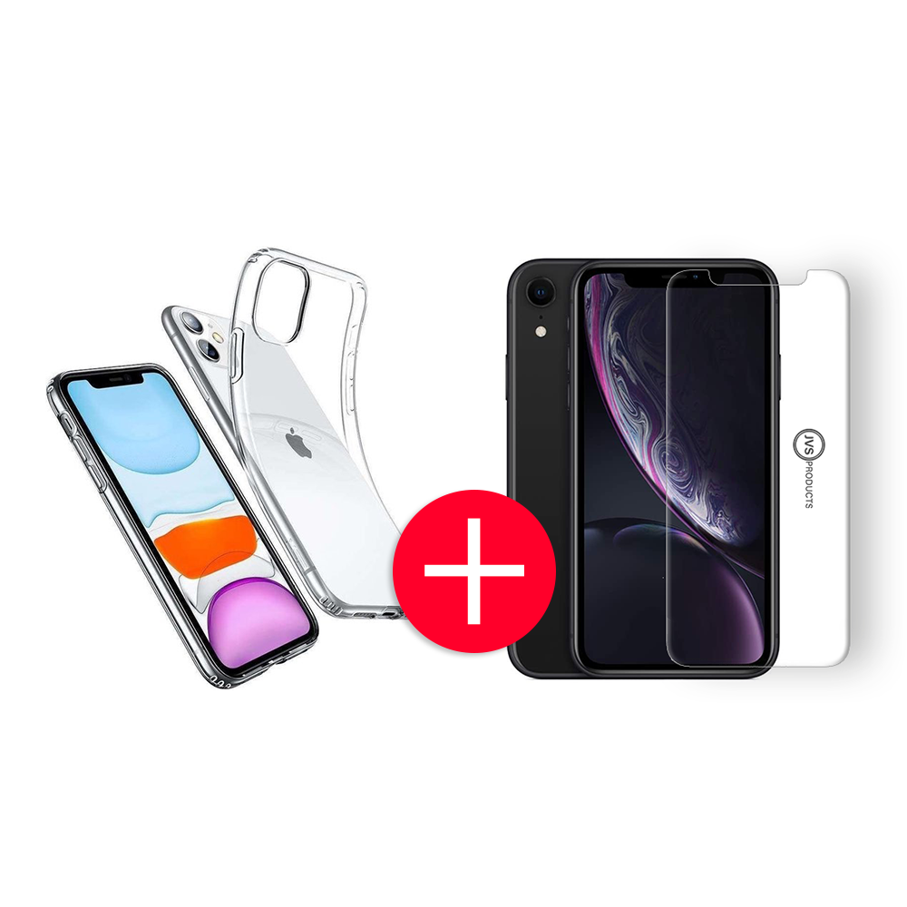 Bijdrager weten College Apple Iphone XR Transparant Hoesje + Screenprotector - Transparant Extra  Dun Apple Iphone XR hoes cover case Screenprotector kit kopen -  AllYourGames.nl