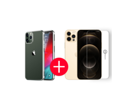 JVS Products iPhone 12 Pro Max Transparant Hoesje + GRATIS Screenprotector - Transparant - Extra Dun - Apple iPhone 12 Pro Max - Hoes - Cover - Case - Screenprotector kit