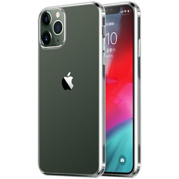 JVS Products iPhone 12 Pro Max Transparant Hoesje + GRATIS Screenprotector - Transparant - Extra Dun - Apple iPhone 12 Pro Max - Hoes - Cover - Case - Screenprotector kit