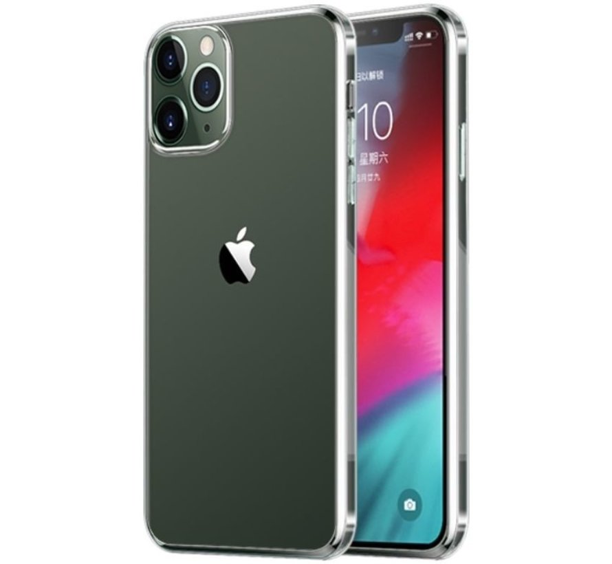 iPhone 12 Pro Max Transparant Hoesje + GRATIS Screenprotector - Transparant - Extra Dun - Apple iPhone  12 Pro Max - Hoes - Cover - Case - Screenprotector kit kopen
