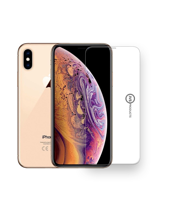 Screenprotector geschikt voor iPhone XS Max - Tempered Glass - Beschermglas - Glas - Transparant afbeelding