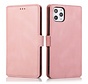 iPhone 12 Pro hoesje - Bookcase - Pasjeshouder - Portemonnee - Kunstleer - Rose Goud kopen