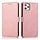 Samsung Galaxy S21 Ultra hoesje - Bookcase - Pasjeshouder - Portemonnee - Kunstleer - Rose Goud