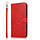 iPhone XS Max hoesje - Bookcase - Koord - Pasjeshouder - Portemonnee - Kunstleer - Rood