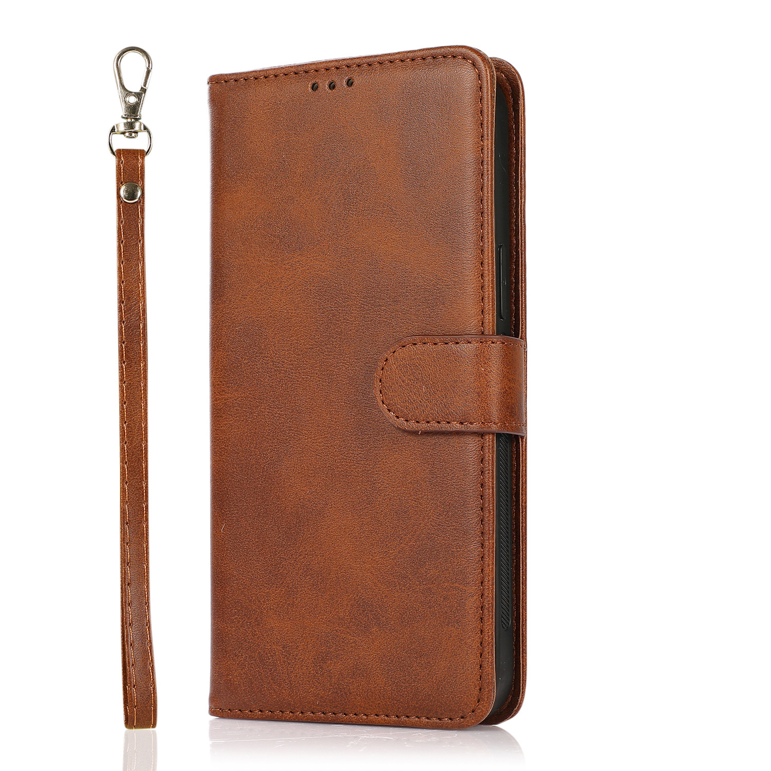 Samsung Galaxy S20 Plus hoesje - Bookcase - Koord - Pasjeshouder - Portemonnee - Kunstleer - Bruin afbeelding
