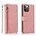 iPhone X hoesje - Bookcase - Pasjeshouder - Portemonnee - Rits - Kunstleer - Rose Goud