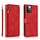 Samsung Galaxy A71 hoesje - Bookcase - Pasjeshouder - Portemonnee - Rits - Kunstleer - Rood