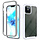 iPhone 12 hoesje - Backcover - 2 delig - Schokbestendig - TPU - Wit