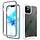 iPhone 12 Mini hoesje - Backcover - 2 delig - Schokbestendig - TPU - Wit