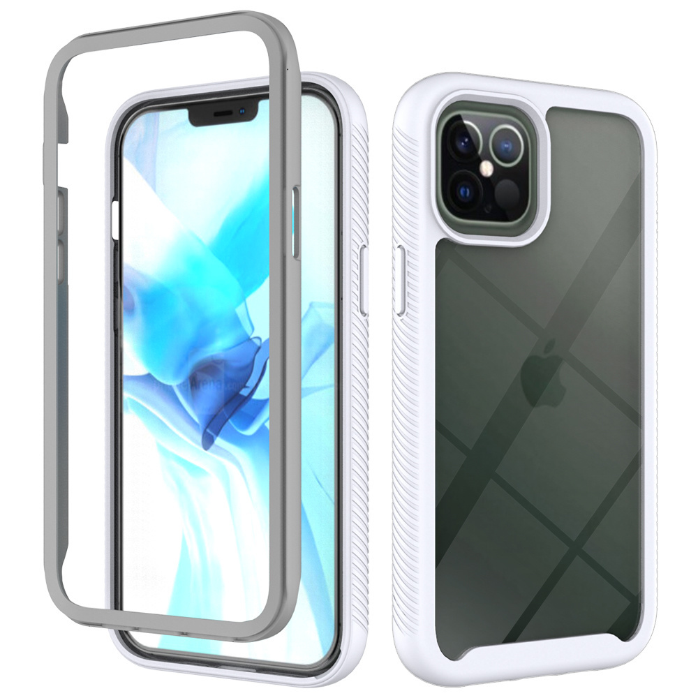 Samsung Galaxy S21 Ultra hoesje - Backcover - 2 delig - Schokbestendig - TPU - Wit afbeelding