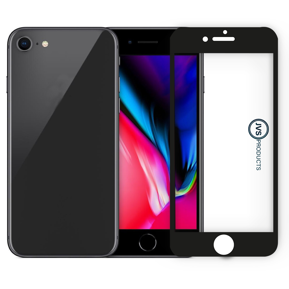 Screenprotector geschikt voor iPhone 7 - Premium - Volledig bedekt - Edge to edge - Tempered Glass - Beschermglas - Glas - Transparant afbeelding