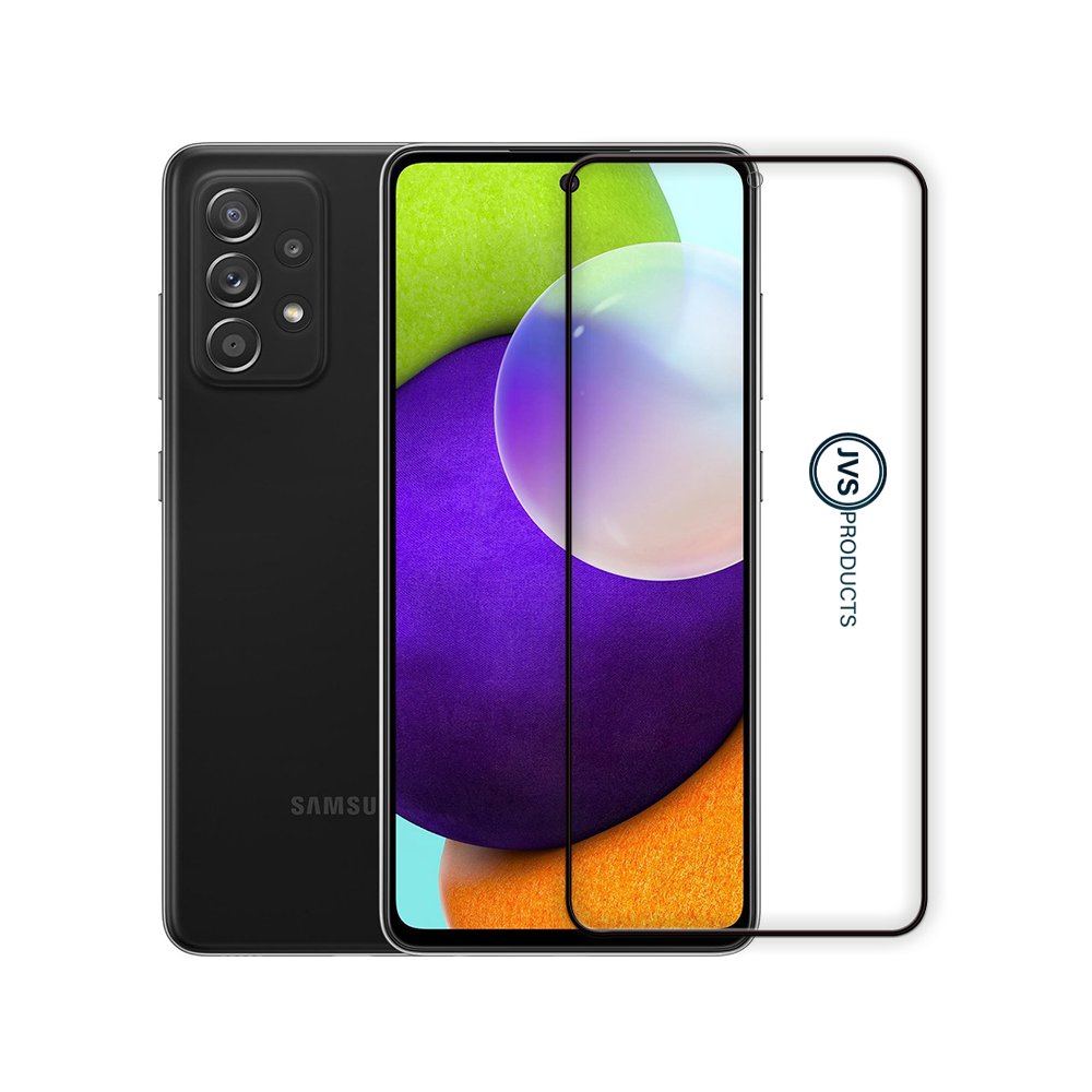 Screenprotector geschikt voor Samsung Galaxy A52 - Premium - Volledig bedekt - Edge to edge - Tempered Glass - Beschermglas - Glas - Transparant afbeelding