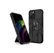 JVS Products iPhone XS Max Rugged Armor Back Cover Hoesje - Stevig - Heavy Duty - TPU - Shockproof Case - Apple iPhone XS Max - Zwart