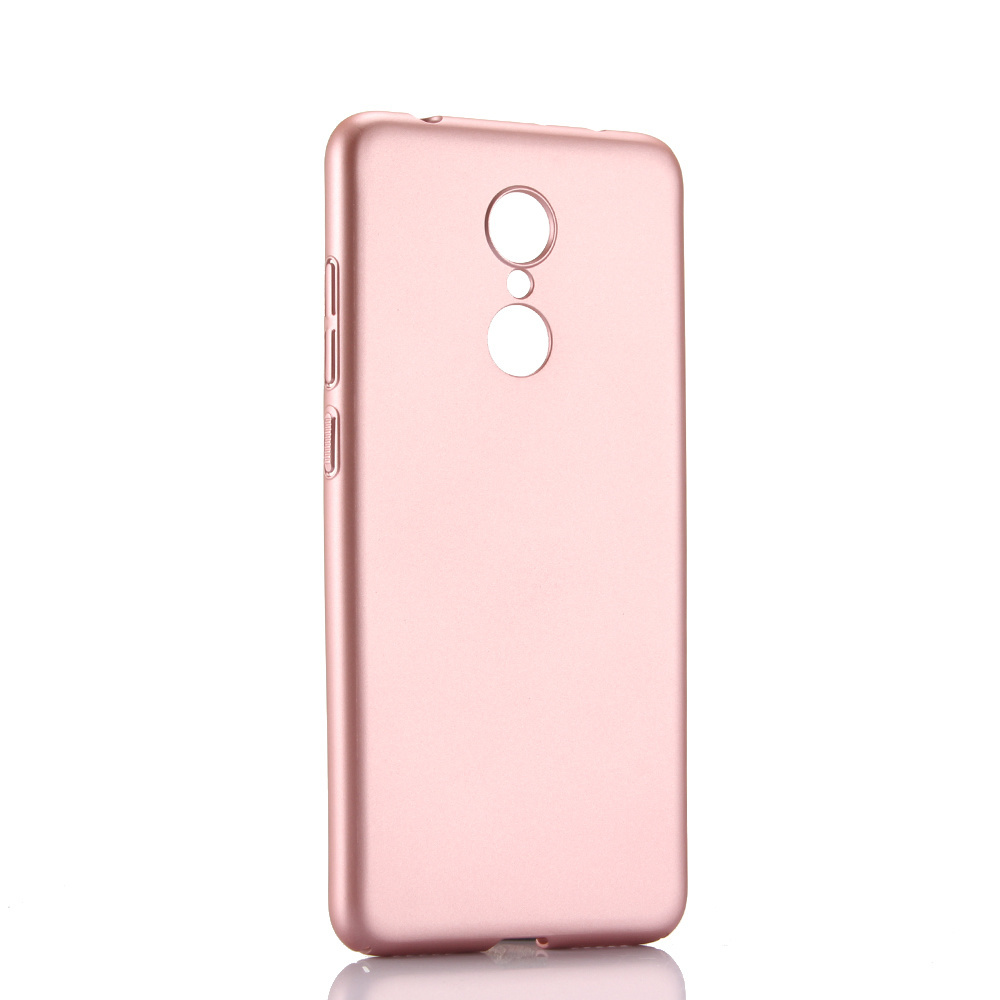iPhone X hoesje - Backcover - Hardcase - Extra dun - TPU - Rose Goud afbeelding