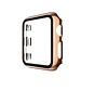 Apple Watch 38MM Full Cover Bumper Hoesje + Screenprotector - Kunststof - TPU - Apple Watch Case - Rose Goud kopen