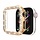Hoesje geschikt voor Apple Watch 42MM - Bumper hoesje - Diamant - TPU - Rose Goud