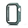 Hoesje geschikt voor Apple Watch 38MM - Hardcase - Screenprotector - Kunststof - Zeeblauw