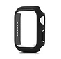 Apple Watch 38MM Full Cover Hoesje + Screenprotector - Kunststof - TPU - Apple Watch Case - Zwart kopen