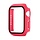 Hoesje geschikt voor Apple Watch 40MM - Hardcase - Screenprotector - Kunststof - Donkerroze