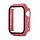 Hoesje geschikt voor Apple Watch 40MM - Hardcase - Screenprotector - Kunststof - Oudroze