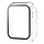 Hoesje geschikt voor Apple Watch 42MM - Hardcase - Screenprotector - Kunststof - Transparant