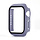 Hoesje geschikt voor Apple Watch 42MM - Hardcase - Screenprotector - Kunststof - Donkerpaars