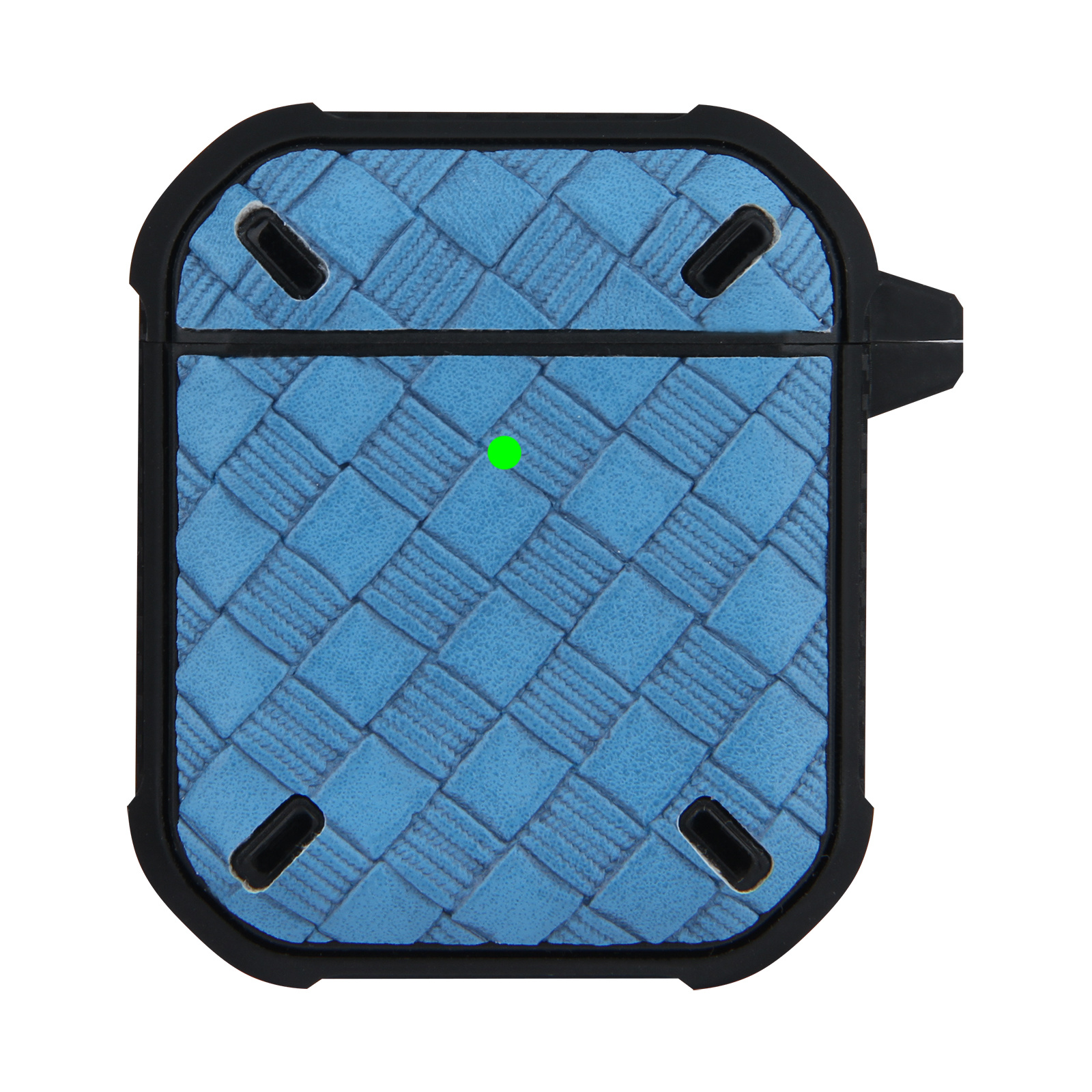 Hoesje geschikt voor Apple Airpods Pro - Softcase - Sleutelhanger - Cover - Siliconen - Blauw kopen afbeelding