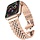 Bandje geschikt voor Apple Watch 42/44MM - Maat One Size - Vouw Sluiting - Horlogebandje - Polsband - Metaal - Rose Goud