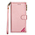 iPhone X hoesje - Bookcase - Patroon - Pasjeshouder - Portemonnee - Kunstleer - Roze