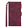iPhone 11 Pro hoesje - Bookcase - Patroon - Pasjeshouder - Portemonnee - Kunstleer - Bordeaux Rood