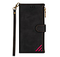 iPhone 11 Pro Max hoesje - Bookcase - Patroon - Pasjeshouder - Portemonnee - Kunstleer - Zwart kopen