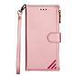 iPhone 12 Pro hoesje - Bookcase - Patroon - Pasjeshouder - Portemonnee - Kunstleer - Roze kopen