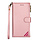 iPhone 12 Mini hoesje - Bookcase - Patroon - Pasjeshouder - Portemonnee - Kunstleer - Roze