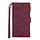 Samsung Galaxy S21 hoesje - Bookcase - Patroon - Pasjeshouder - Portemonnee - Kunstleer - Bordeaux Rood