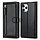 iPhone 12 Pro hoesje - Bookcase - Pasjeshouder - Portemonnee - Rits - Kunstleer - Zwart