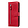 iPhone 7 hoesje - Bookcase - Pasjeshouder - Portemonnee - Rits - Kunstleer - Rood