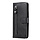 iPhone 12 Pro hoesje - Bookcase - Pasjeshouder - Portemonnee - Rits - Kunstleer - Zwart