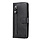 Samsung Galaxy A71 hoesje - Bookcase - Pasjeshouder - Portemonnee - Rits - Kunstleer - Zwart