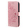 iPhone 7 hoesje - Bookcase - Pasjeshouder - Portemonnee - Bloemenprint - Kunstleer - Rose Goud