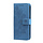 iPhone 8 hoesje - Bookcase - Pasjeshouder - Portemonnee - Bloemenprint - Kunstleer - Blauw